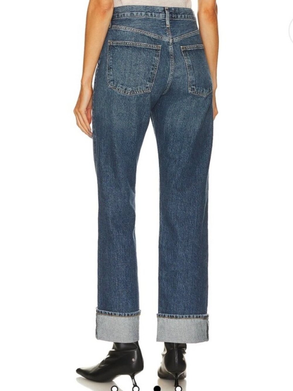 AGOLDE Fran Low Slung Easy Straight Jeans in Control Size 24 - Picture 2 of 12